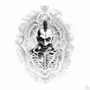 beetlejuice  tattoo design idea