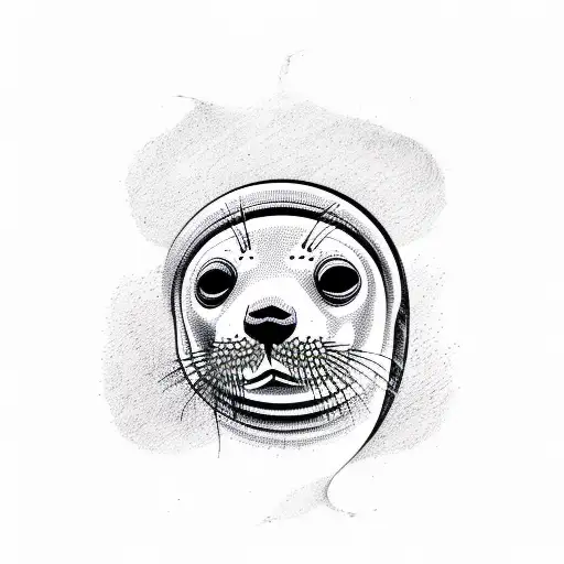 seal tattoo design idea