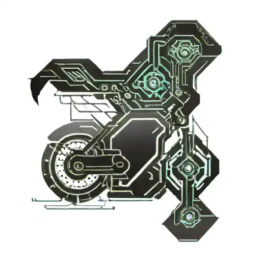 motorcycle gear shift  tattoo design idea