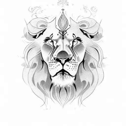 Sporting Clube de Portugal, Lion, blue colour and skulls tattoo design idea