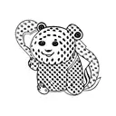 panda tattoo design idea