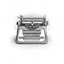 An old typewriter font spelling out a powerful mental health quote tattoo design idea