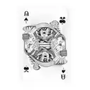 playing cards tattoo design idea