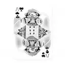 playing cards tattoo design idea