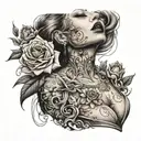 sissy slave tattoo design idea