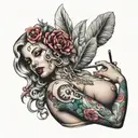 sissy slave tattoo design idea