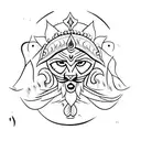 rudra tattoo design idea