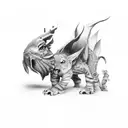 enfants tattoo design idea