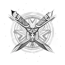 Sagittarius tattoo design idea