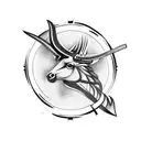 Sagittarius tattoo design idea