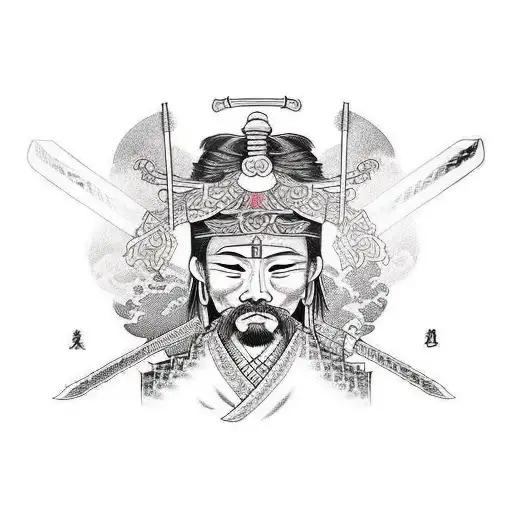 vagabond musashi sword tattoo design idea