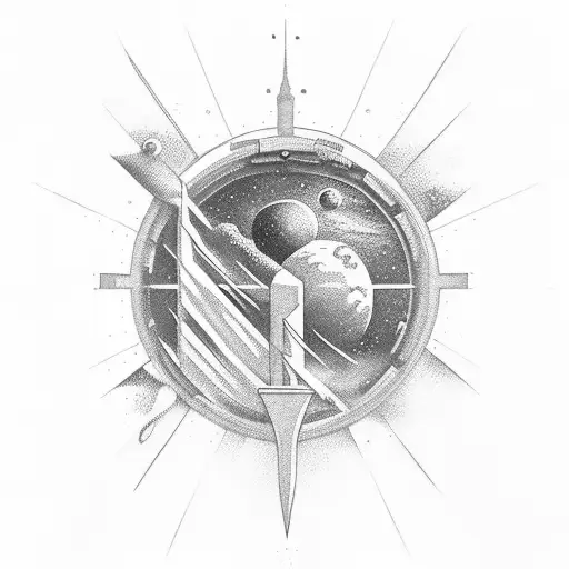 space atlanta albania tattoo design idea