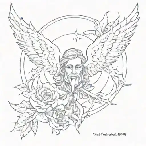 psalms 91 tattoo design idea
