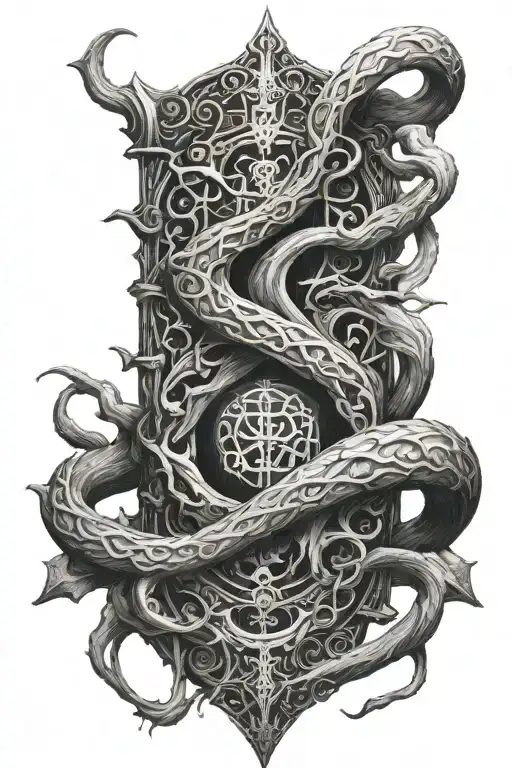 the elden ring tattoo tattoo design idea
