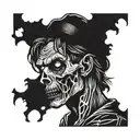 zombie tattoo design idea