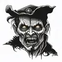 zombie tattoo design idea