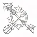 kingdom hearts tattoo design idea