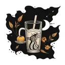 milk tattoo design idea