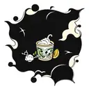 milk tattoo design idea