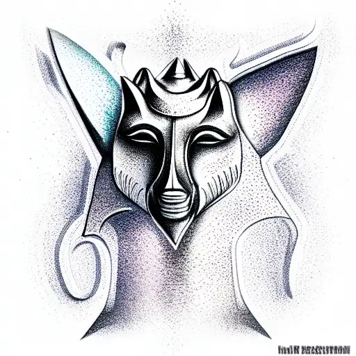 Anubis tattoo design idea