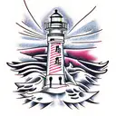 Lighthouse tattoo design idea