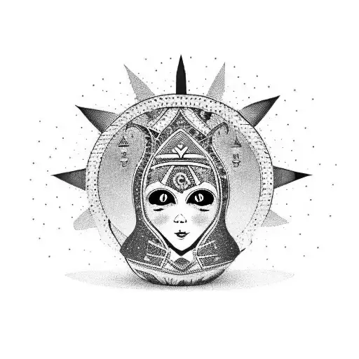 Russian doll, moari tattoo design idea