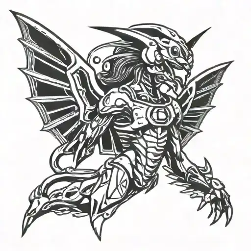 traditional american tattoo asuka de evangelion tattoo design idea