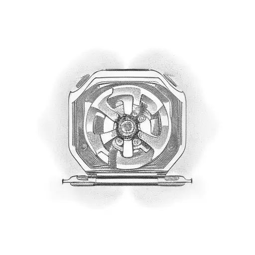 Peterbilt, semi, mechanic, diesel tattoo design idea