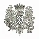 1842 military croatia logo tattoo tattoo design idea