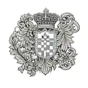 1842 military croatia logo tattoo tattoo design idea