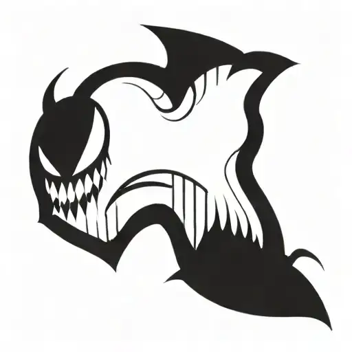 Venom Symbol tattoo design idea