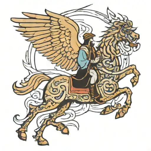 the fall of babylon  tattoo design idea