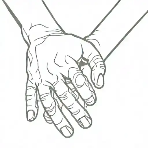 2 inch tattoo of adam's hand/Adam's creation hands tattoo design idea
