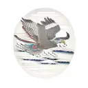 Flying Hawk tattoo design idea