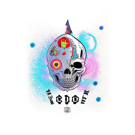 baddie arm sleeve tattoo design idea