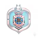 A gaming controller intertwined with a police badge tattoo design idea