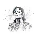 Michael Jackson tattoo design idea