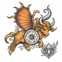 Taurus, Virgo, LIBRA, Sagittarius, Gemini tattoo design idea