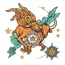 Taurus, Virgo, LIBRA, Sagittarius, Gemini tattoo design idea