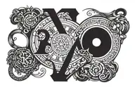 Roman's 8:11 tattoo design idea