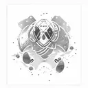 snowboarding method tattoo design idea