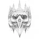 snowboarding method tattoo design idea