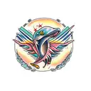 pterodactyl  tattoo design idea