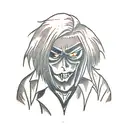 gothic hellsing vampire alucard eye tattoo design idea