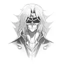 hellsing alucard's eye tattoo design idea