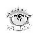 hellsing alucard's eye tattoo design idea
