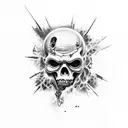 zombie tattoo design idea