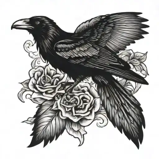 the crow movie inspired tattoo tattoo design idea
