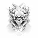 ax olive tattoo design idea