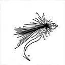 fly fishing tattoo design idea